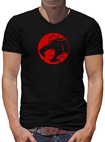 TShirt-People Thundercats T-shirt à col en V pour homme - Noir - Large