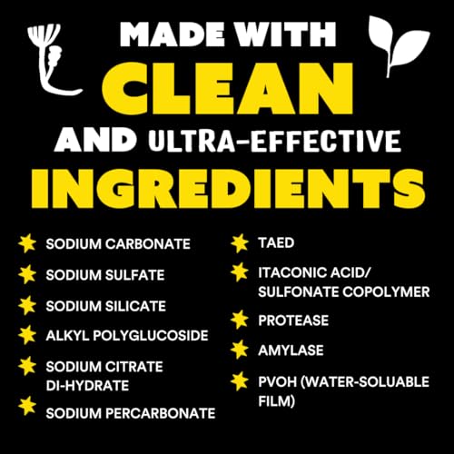 molly39s suds dishwasher pods  clean dishwasher detergent cuts grease amp rinses clean residue-free for sparkling dishes  60 auto-release tabs unscented