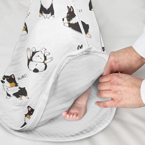 Image of vvfelixl Bright Funny Dinosaurs Baby Sleeping Bag Sleep Sack,Baby Wearable Blanket Sleep Suit for 0-6 Months