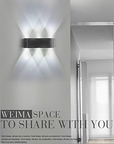 Lámpara de pared interior de 8W para iluminar pasillos oscuros con luz blanca 4