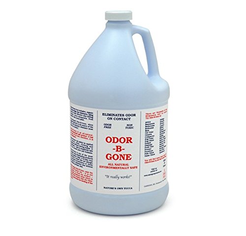 Odor-B-Gone - Cat Urine & Pet Odor Remover Spray - All Natural 100% Safe for Pets and Kids - Odor-Free - No Dyes or Perfumes - 1 Gallon Refill