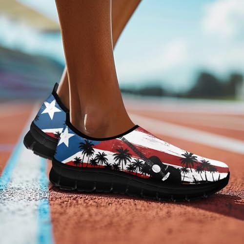 Image of Womens Slip On Walking Shoes Non Slip Loafer Breathable Holiday Travel Shoe Lightweight Casual Low Top Sneakers SizeUS 5.5-11.5