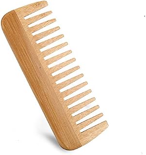 Wide-Tooth Comb bamboo,Large Hair Detangling Comb Wide Tooth Comb , No Handle Detangler Comb Styling Shampoo Comb,Quality Wooden Curls Comb,Wooden Hair Comb Wide Tooth Wood Anti Static for Long Hair
