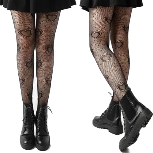 Image of 2-Pack Women's Sparkling Fishnet Stockings - Rhinestone Party Pantyhose