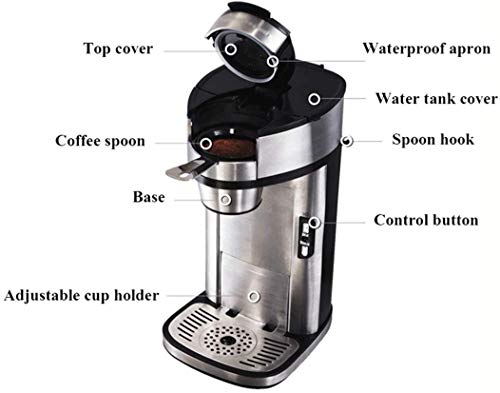 Cafetera de filtro automática para una taza 1300W miniatura 5