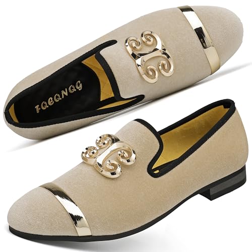 Men's Fashion Formal Velvet Loafers and Wedding Dress Shoes for Men, Penny Slip-On Smoking Luxury Men Casual Shoes3