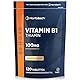 Vitamin B1 Hochdosiert 100mg Thiamin | 120 Vegane Tabletten | Nahrungsergänzungsmittel für die Herzgesundheit | Ohne künstliche Zusätze | von Horbaach