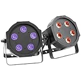 Zoom IMG-1 boomtonedj flatpar 5x5w 4in1 set