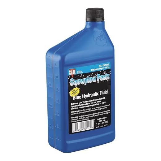 Snowplow Aftermarket 1307005 Hydraulic Fluid, 1 Qt, Blue