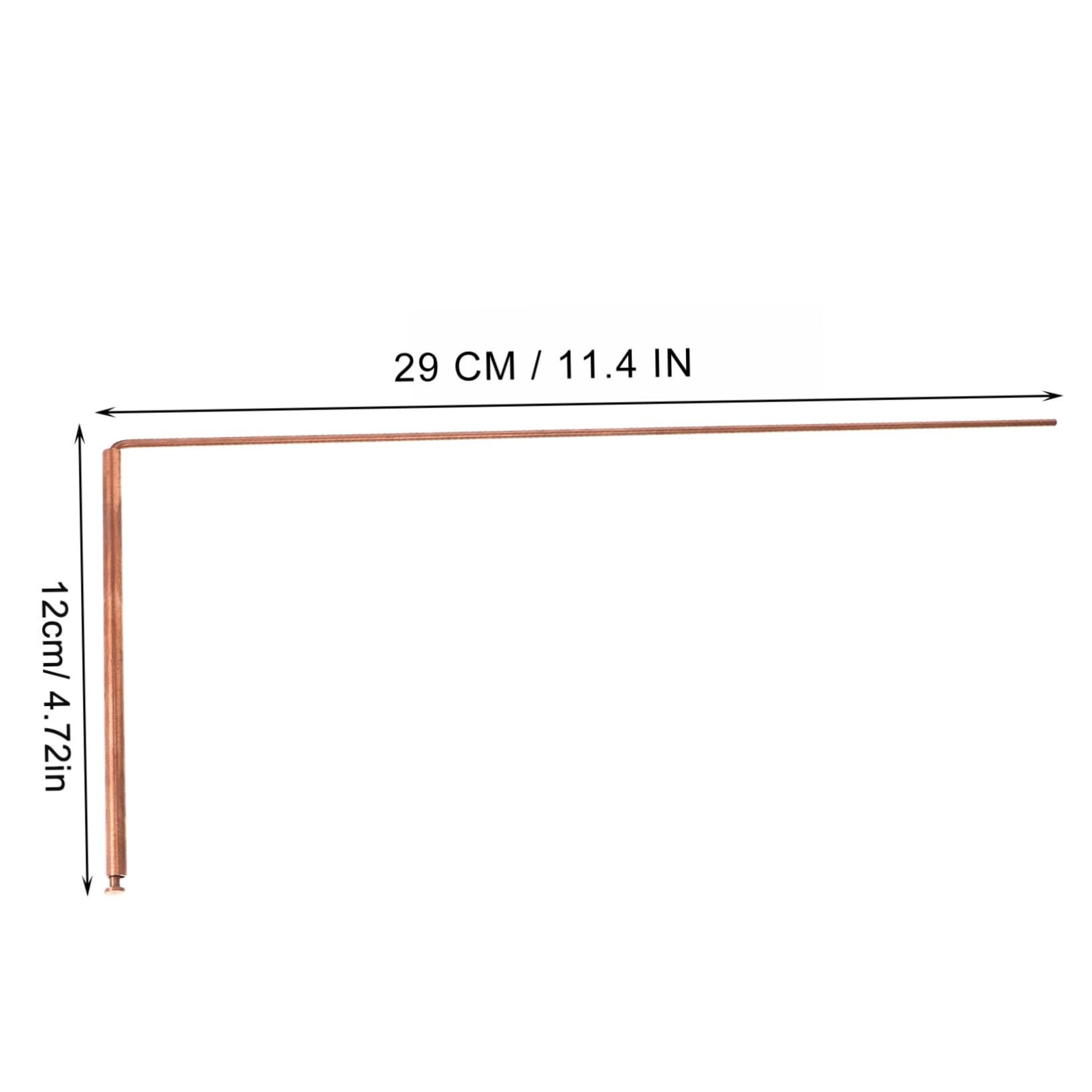 OFFSCH Water Dowsing Rods 2pcs Brass Dowsing Rods Kit Divining Tool for Ghost Hunting Treasure Seeking