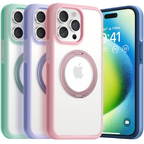淡藤色・多機能360度回転スタンドTORRAS iPhone 15 Pro 用 ケース 縦横両対応 リング Halbachマグネット搭載 MagSafe対応 滑り止め 米軍MIL規格 耐衝撃性 防指紋 いphone15pro用ケース アジャスタブルスタンド 「UPRO Ostand R Fusion」 Amazon.co.jp: 【淡藤色・多機能360度回転スタンド】TORRAS iPhone 15