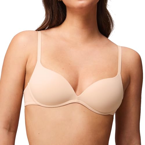 Wireless Lift Up Bras for Women Small Breasted T-Shirt Wirefree Padded Bras 32AA-38A