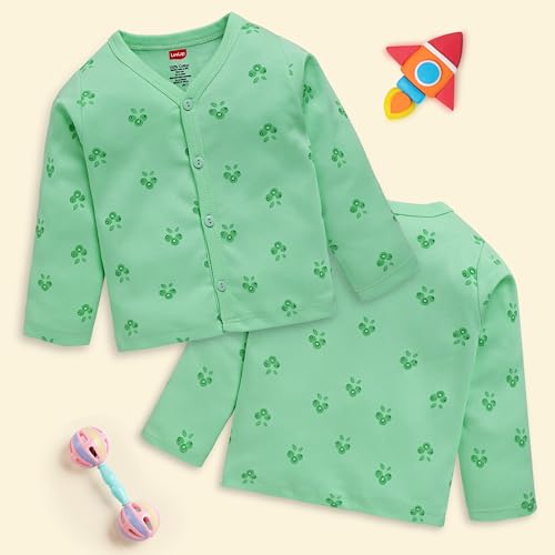 Image of LuvLap Unisex Cotton Regular Fit Jhabla Shirt