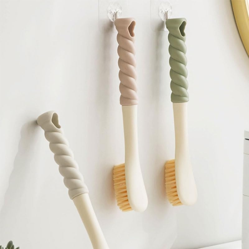Long Handled Soft Bristled Shoe Brush that Doesn't Damage Shoes is A Multi Functional Household Cleaning Tool