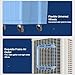 YZWZZXC Portable Air Conditioners, Cooler for Room, Wind from All Directions, 40L/9bal Water Tank, 3 Speeds, for Shop, Factory, Garage