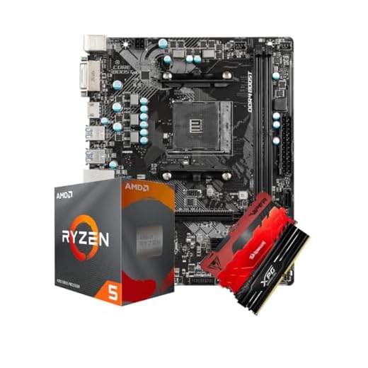 Kit Upgrade Amd Ryzen 5 4600g + Amd A320m + 2x 8gb 3200mhz Ddr4