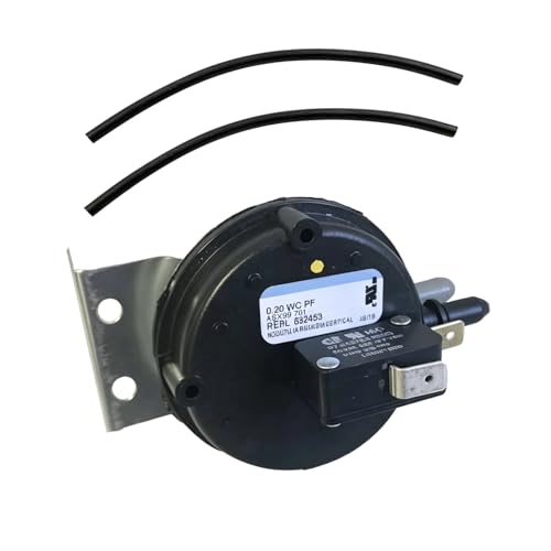 Furnace Vent Air Pressure Switch Replacement for Nordyne Intertherm Miller 632453 632453R Dual Pressure Switch for Furnace/HVAC System