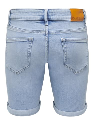 Only & Sons Herren Onsply Light Blue 5189 Shorts DNM Noos, Light Blue Denim, L – Ansicht 3