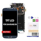 Samsung Galaxy S4 i9500 - Pantalla LCD de repuesto para Samsung Galaxy S4 2013 GT-I9500 LET GT-I9500 - Pantalla táctil digitalizador de cristal (NO AMOLED), color azul