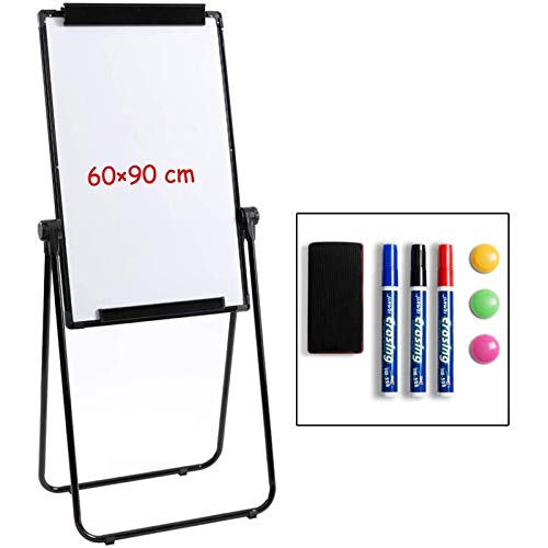DOEWORKS Flipchart Ständer Whiteboard 90 x 60cm U-Ständer,...