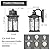Darkaway Outdoor Porch Lights Wall Mount, Outside Light Fixtures Sconces Wall Lighting with Water Ripple Glass Waterproof Exterior Lights for Patio Yard House Hallway Doorway Garage