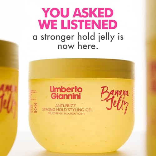 Umberto Giannini Banana Jelly Styling Jel for Curly Hair - Formulated for Type 4 Coils & Type 3 Curls