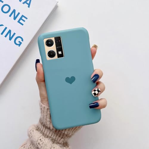 Image of COLORflow Back Cover Compatible with Oppo F21 Pro 4G / F21s Pro 4G | Pastel Hearts Color Customized Back Cover Compatible with Oppo F21 Pro 4G / F21s Pro 4G