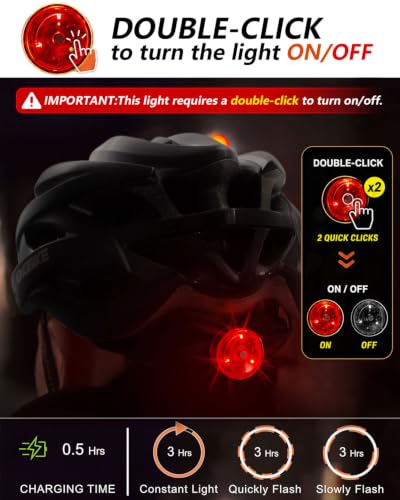 Image of KINGBIKE Bike Helmet with USB Rechargeable Light & Replacement Pads & Visor (Gray Neon Pink, M(52-56CM))