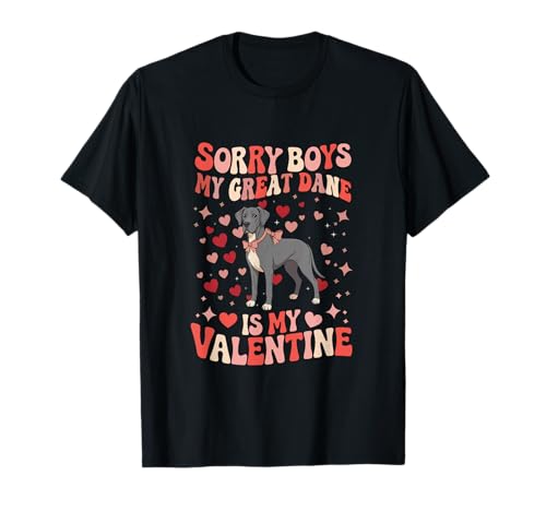 Sorry Great Dane is My Valentine Joke Boys Funny Owner Kids T-Shirt