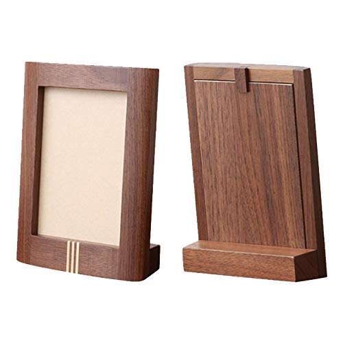 なごみ工房 モダンフォトフレーム TAISETSU ウォールナット 写真立て L版 フォトスタンド 仏壇 ミニ仏壇 おしゃれ