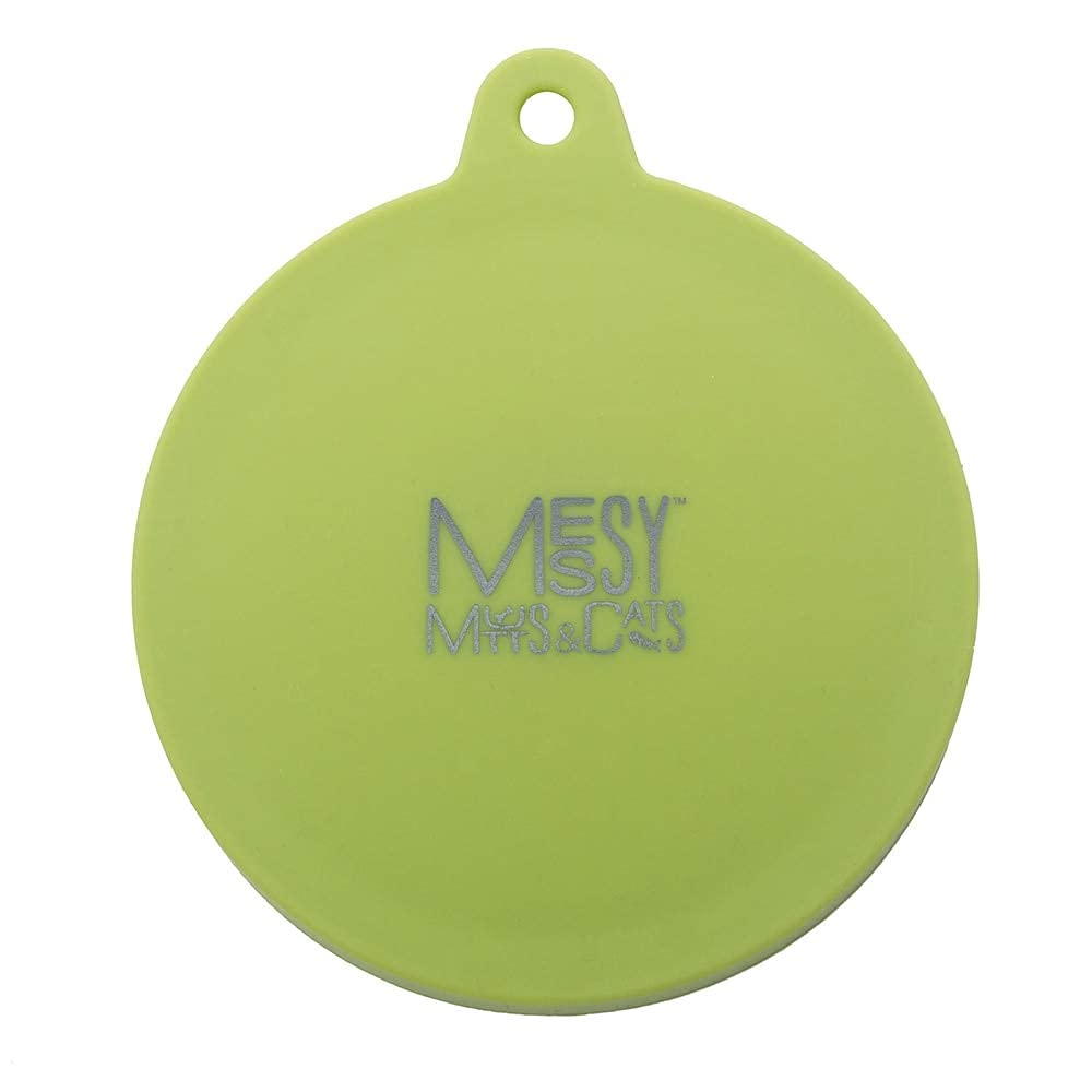 Messy Mutts Silicone Universal Can Cover | Fits 3 Can Sizes – Small, Medium, Large | Reusable Lid for Dog or Cat Food | Airtight Seal for Wet Food Cans | Green