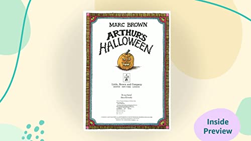 Arthur's Halloween 0440840473 Book Cover