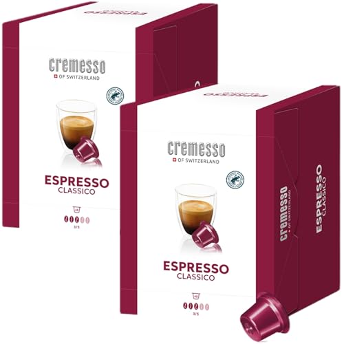Cremesso Espresso Classico kräftig und geschmackvoll Stärke 3/5 48 Kapseln XXL Box (2er Pack 96 Kapseln)