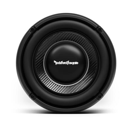 Image of Rockford Fosgate T1S1-10P Single Power 10" T1 Slim 1-Ohm SVC Subwoofer, 500-Watts RMS / 1000-Watts Max, Designed for use in Ported Enclosure