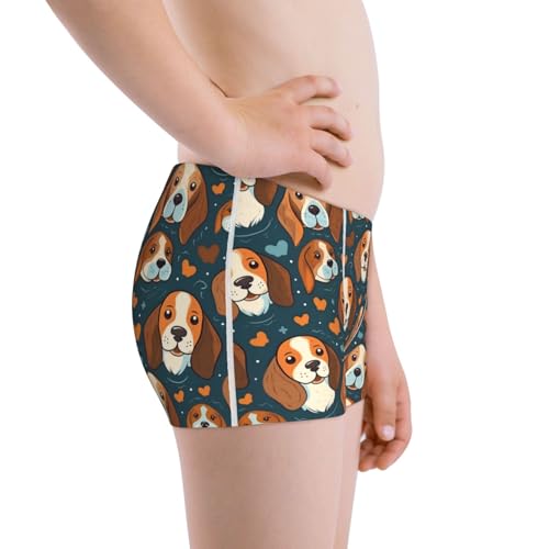 Boys' Cotton Boxer Brief Soft Underwear-Cute Puppy2