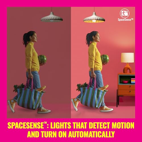 Image of WiZ Connected Smart Floor Lamp - Dimmable Lamp for Living Room with Dual Color Zones - 2.5Ghz Wi-Fi - Compatible with Alexa and Google Assistant - 1 Pack