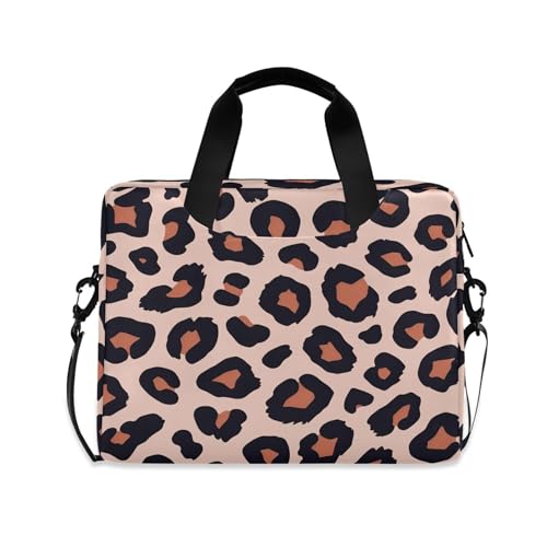 Funda maletín para portátil estampado leopardo 13-15.6" miniatura 1
