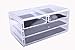 PMLAND Acrylic Jewelry Organizer, Arranges Makeup and Accessories, 4 Drawers Cosmetic Storage Display Box