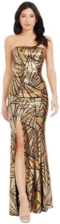 Dress the Population Women&#39;s Janelle Mermaid Maxi Dress