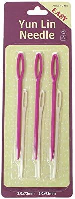 GeoBIX(TM)New 10Sets ABS Hand Sewing Big Head Pins Sewing Needles Sweaters Knitting Needles Craft Tool