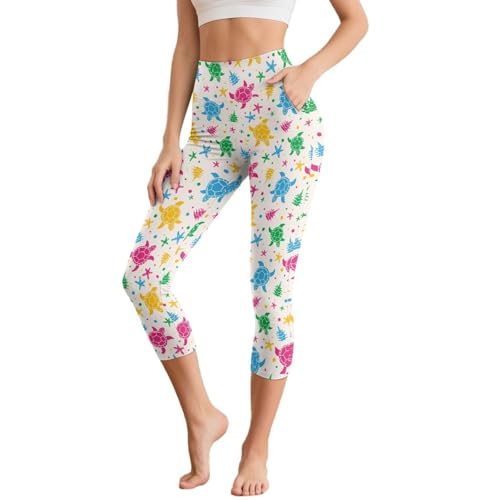 Mallas capri Amzbeauty leggings de yoga deportivos con compresión abdominal