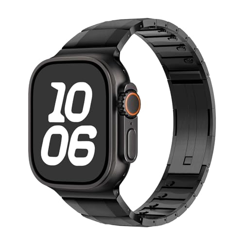 Coque compatible avec Watch Series 11 10 42 mm noir acier