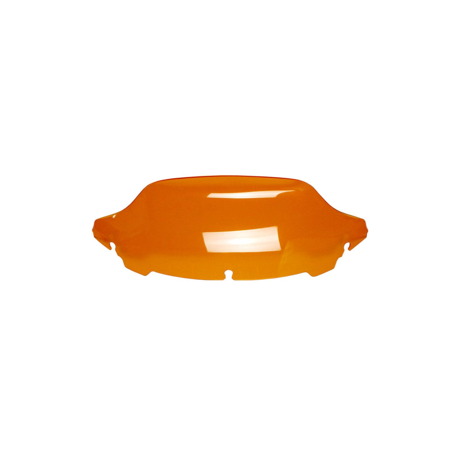 POWER JAMES Orange PMMA Acrylic 7.0" Height Windshield Windscreen for Harley Davidson 2014-Later FLHX Models