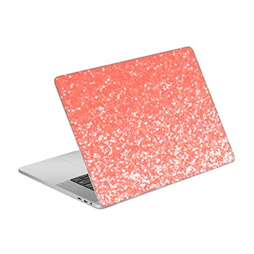 Skin vinyle corail pailleté PLdesign pour MacBook Pro 15.4 A1707 A1990