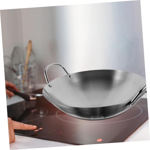Wok redondo de acero inoxidable MAGICLULU miniatura 4