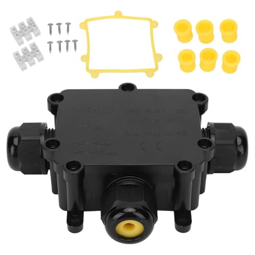 Boîte de jonction IP68 étanche en T connecteur câble extérieur étanche 3 voies