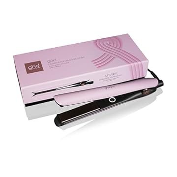 ghd Gold Edizione limitata - Piastra per capelli Rosa Sorbetto con pochette e tappetino termoresistente in abbinata - (Spina EU)