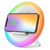 Bluetooth Speaker with Lights Wireless Charging Speaker Best Birthday Gift Ideas TeenageApplicable for BedroomTeen Girl GiftsPlease use The Original Adapter5W Wireless Charging