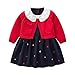 Verve Jelly Enfant en Bas âge bébé Fille Robes tricotées Petits Enfants Pull à Manches Longues Jupe vêtements de Jeu Ensembles de Cardigan pour bébés Filles