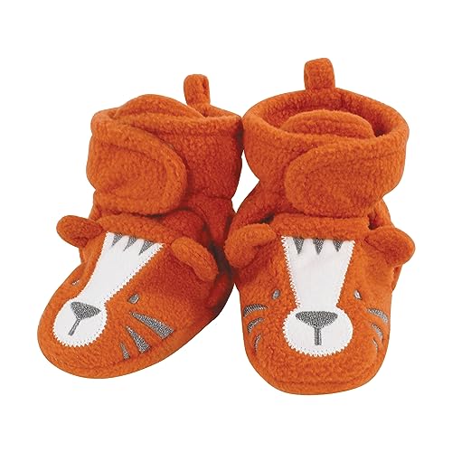 Image of Hudson Baby Cozy Fleece Booties with Non Skid Bottom,